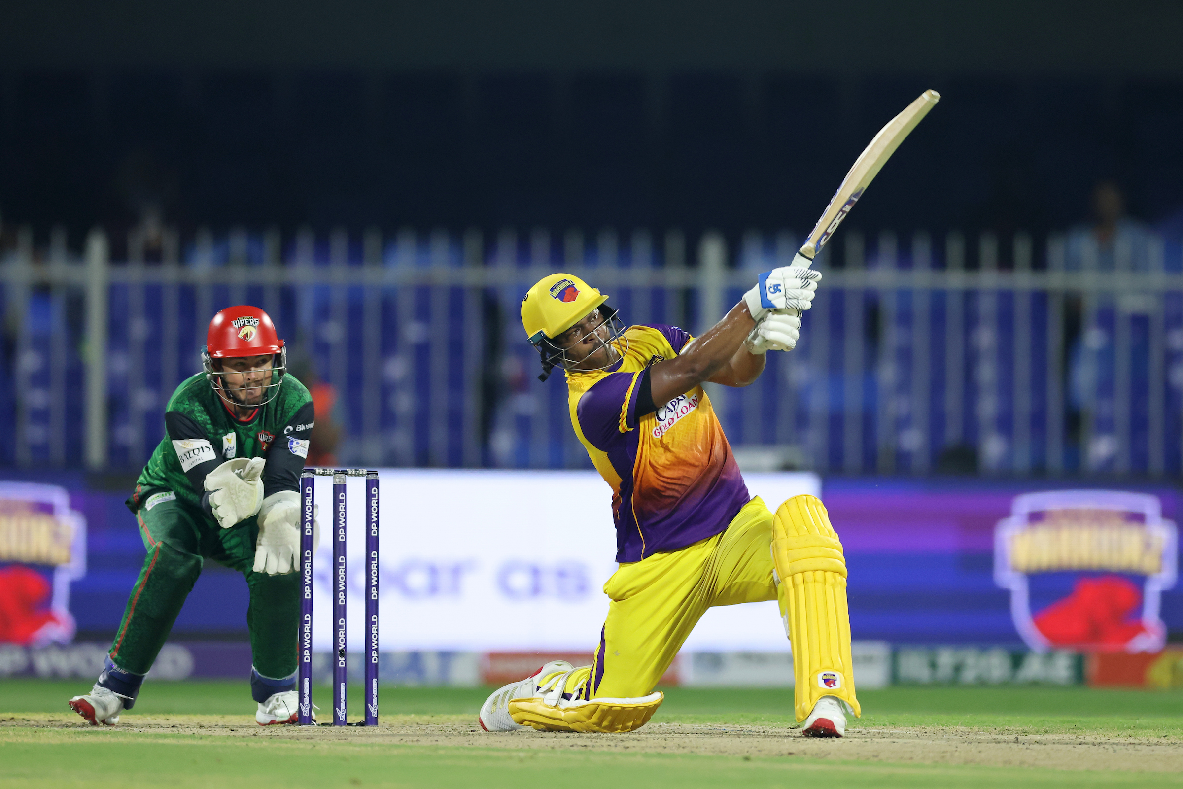 Desert Vipers pull through to eliminate Sharjah Warriorz after five-wicket win